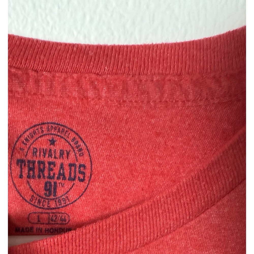 Georgia Bulldogs Shirt Red Large NCAA Rivalry Threads / UGA - Picture 2 of 4